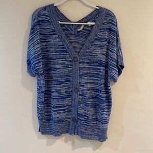 Soft Surroundings Three button Sweater medium